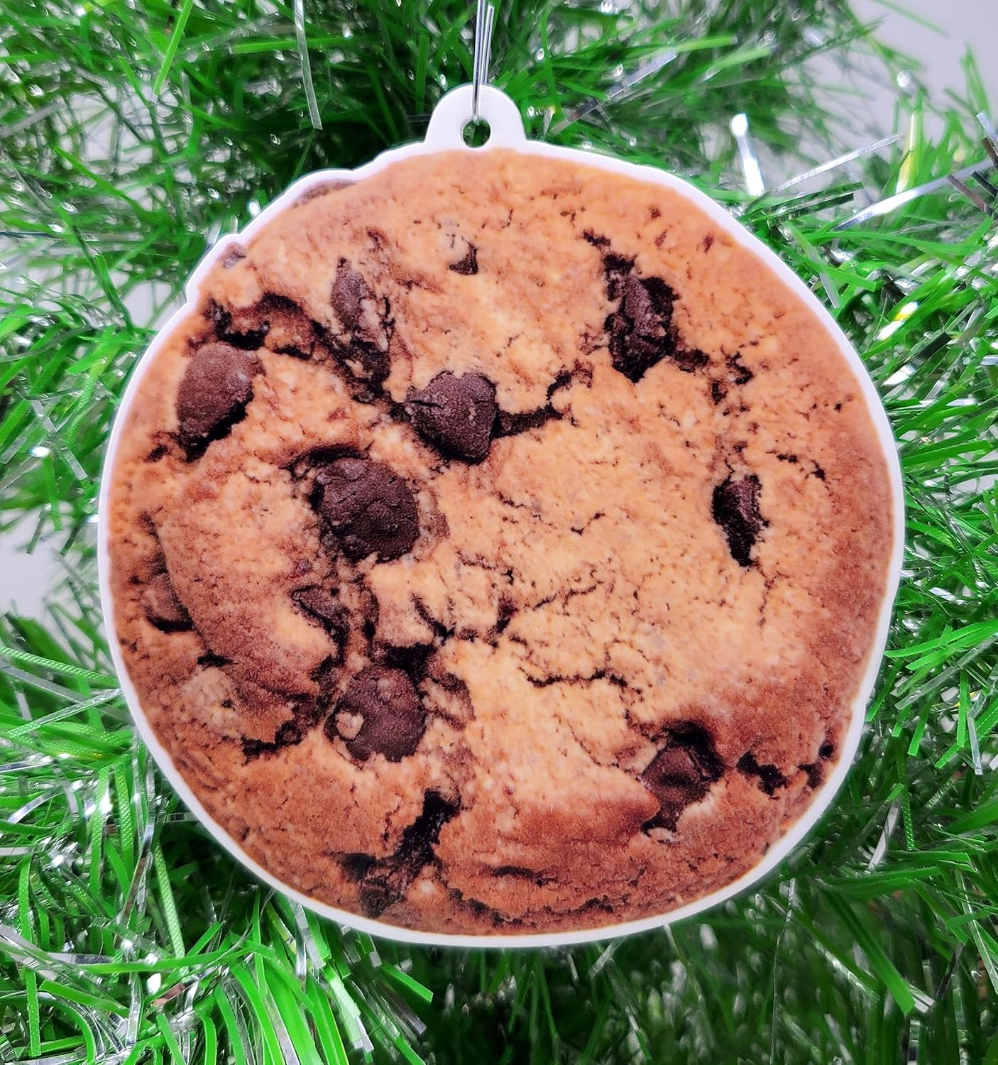 Cookie Lover - Chocolate Chip Cookie Themed Christmas Ornament
