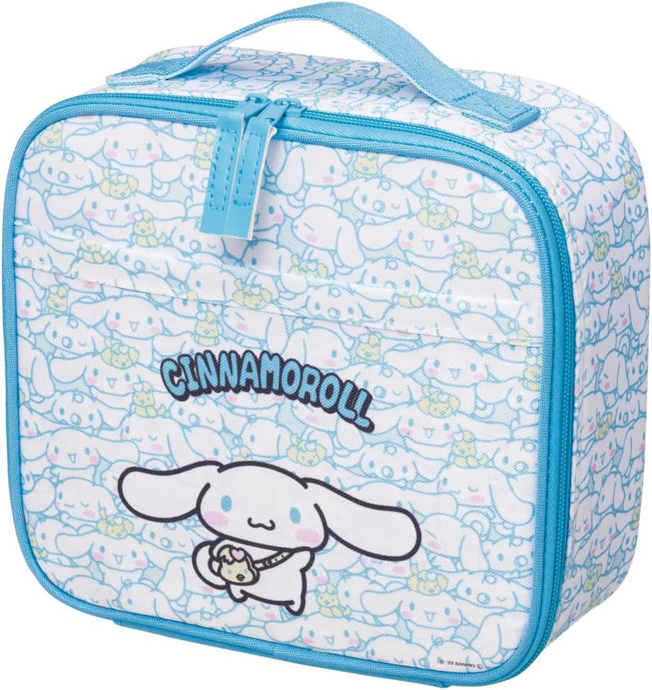 Skater KB34-A Children'S Lunch Bag, 1.3 Gal (3.4 L), Carry Lunch Box and Water Bottle Together, Cinnamoroll, Sanrio, Made in Japan