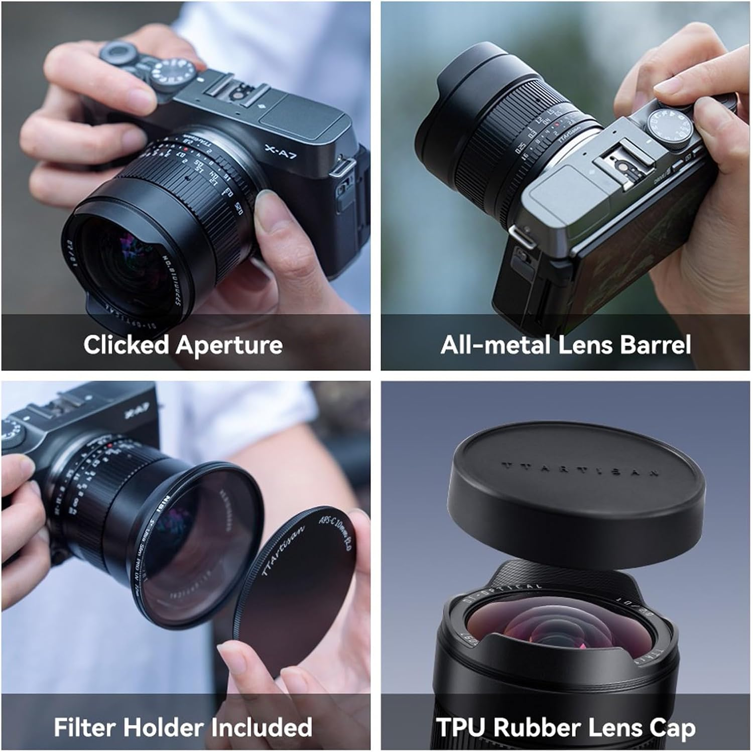 TTARTISAN 10Mm F2 ASPH APS-C Ultra Wide Large Aperture Manual Focus Lens for Canon Rf-Mount Cameras EOS R RP R5 R6 R7 R10 image number 2