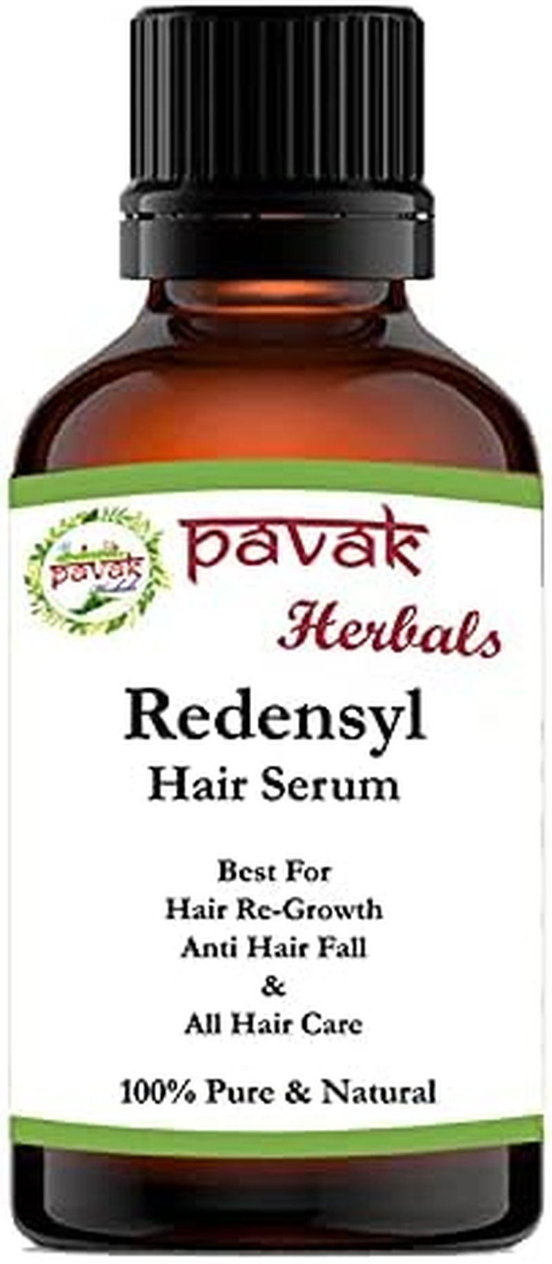 PAVAK Herbal 100% Pure Redensyl Oil for Hair Growth and anti Hairfall, (50 Ml)