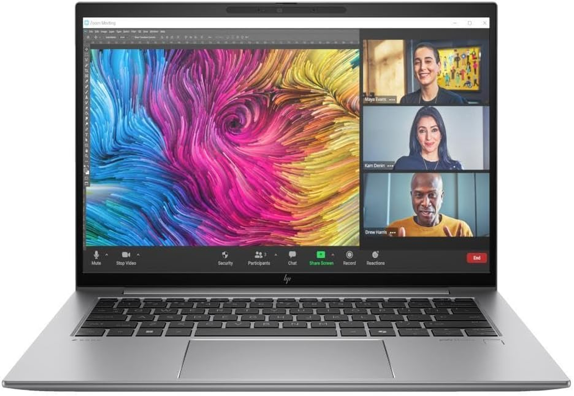 HP Zbook Firefly G11 14" WUXGA IPS Touch Screen, Intel Core Ultra 7 155H, 32GB RAM 512GB SSD AI Boost Wifi 6E W11P Workstation Laptop image number 1