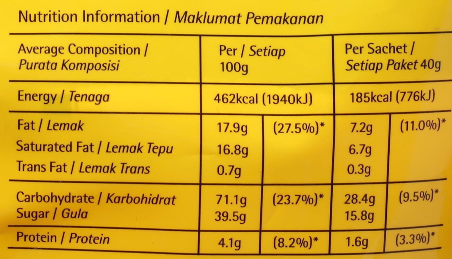 Chek Hup 3 in 1 White Coffee Rich 40G*12 Sachets