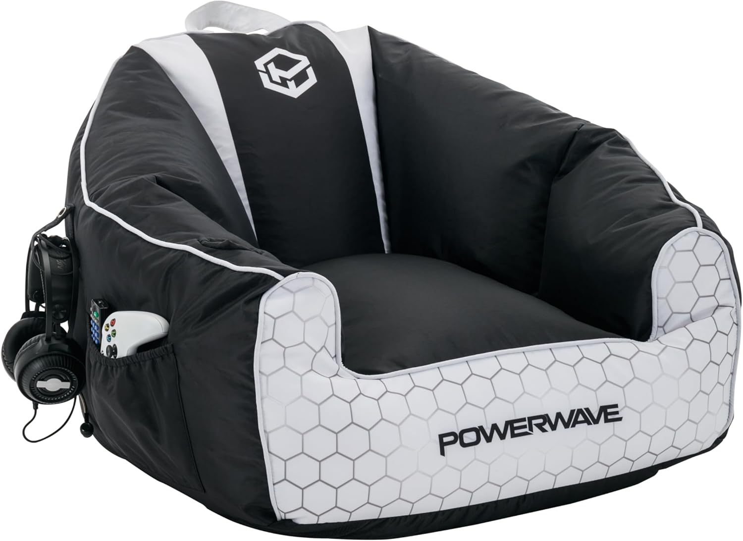 Powerwave Bean Bag Chair Puff White