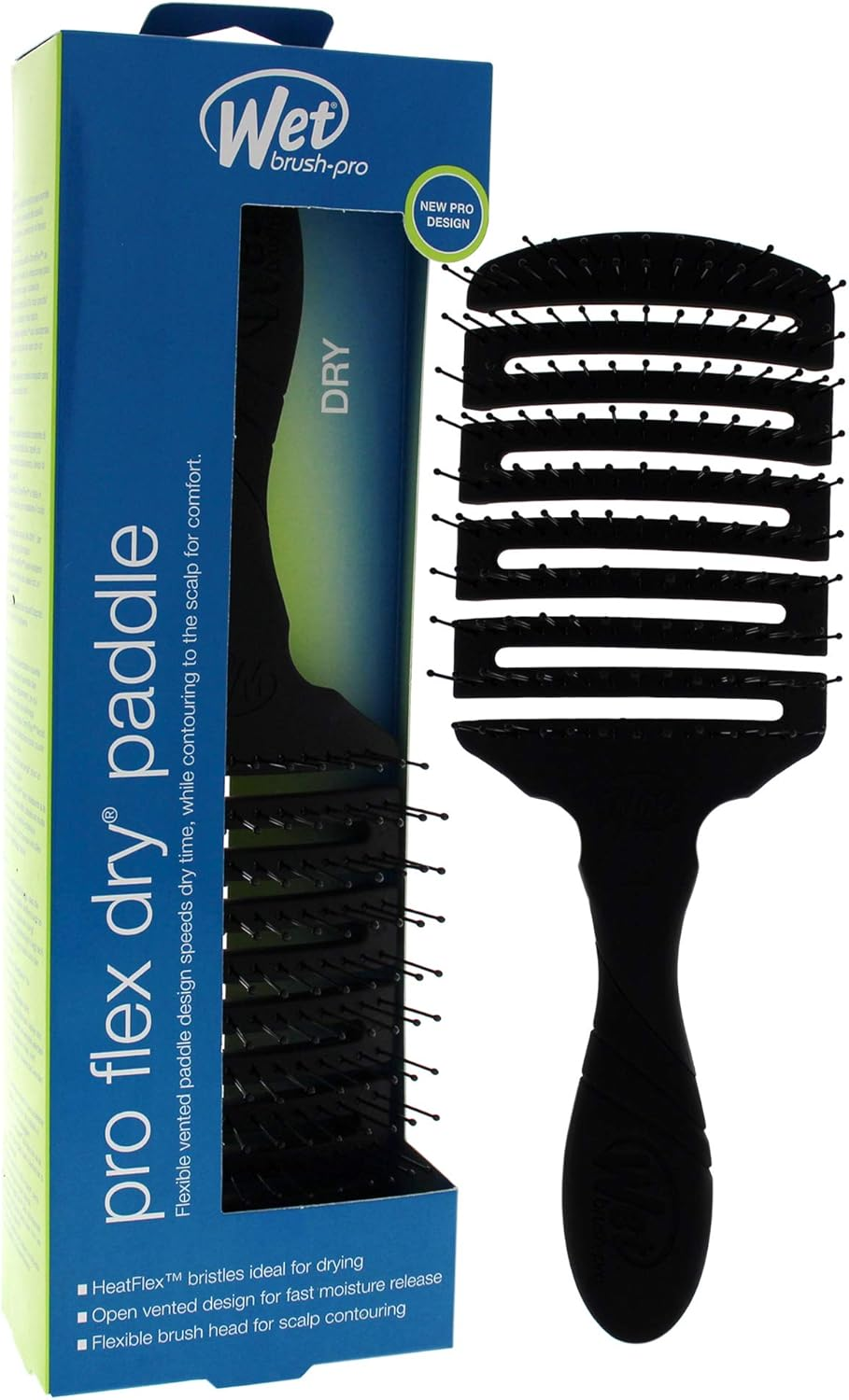 Wet Brush Pro Flex Dry Paddle Brush - Black by for Unisex - 1 Pc Hair Brush image number 1