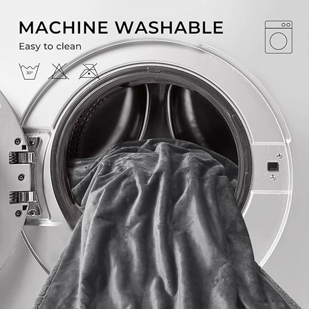 Loveshield Waterproof Leakproof Couples Blanket for Bed Protection and Intimacy Moments (28X40 In, Black) image number 3