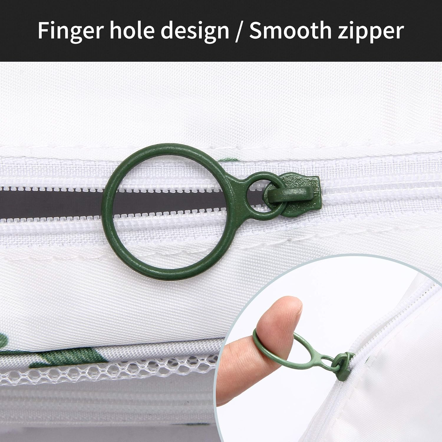 SELLYFELLY Hanging Toiletry Bag for Travel Cosmetic Makeup Organzier Waterproof Bathroom Shower Bag for Women and Men, Cactus - Gery image number 2