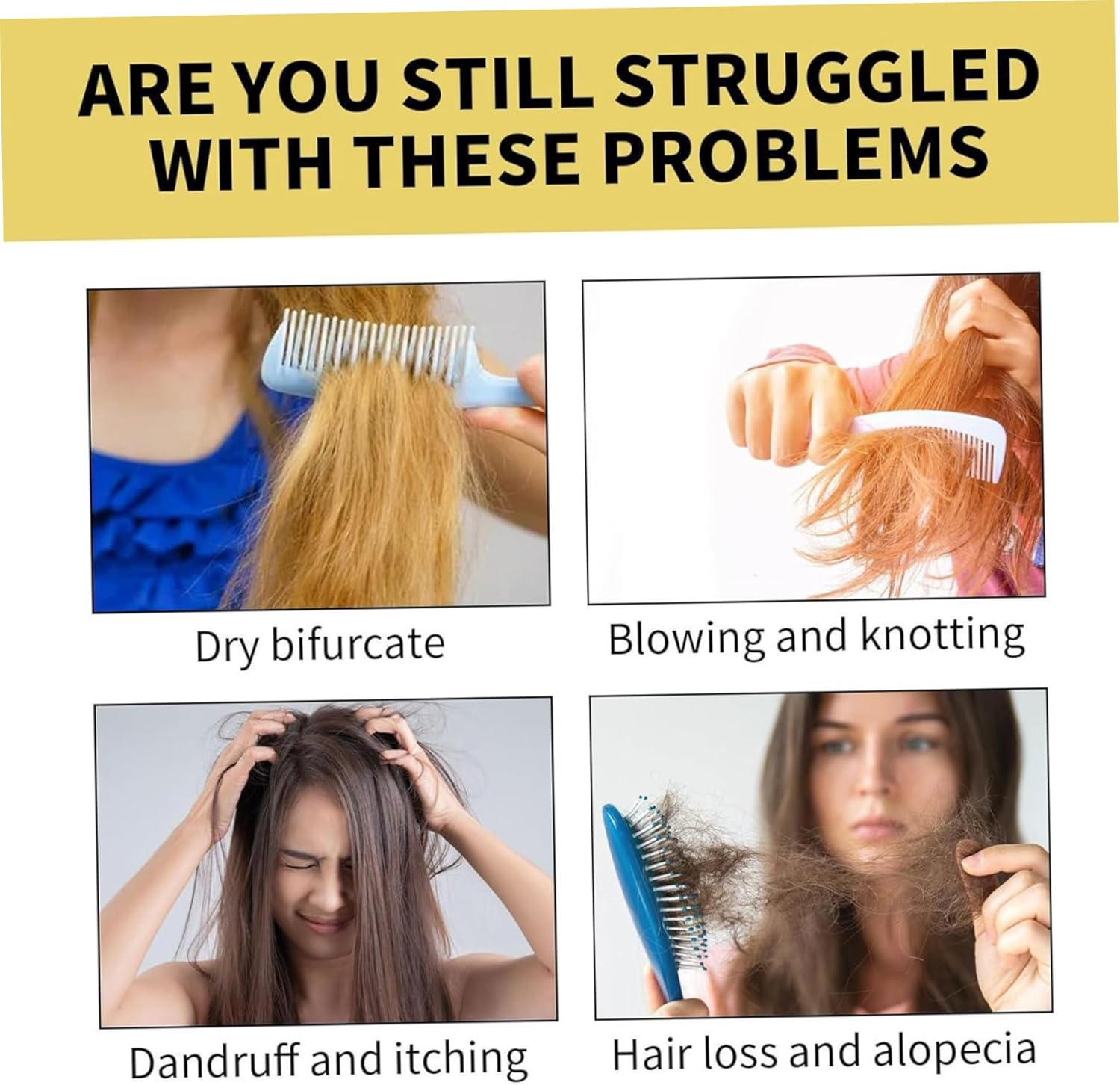 Hair Loss Shampoo 300Ml/10Oz Gentle Hair Regrowth Shampoos Oil Control & Scalp Care for Women & Men image number 1