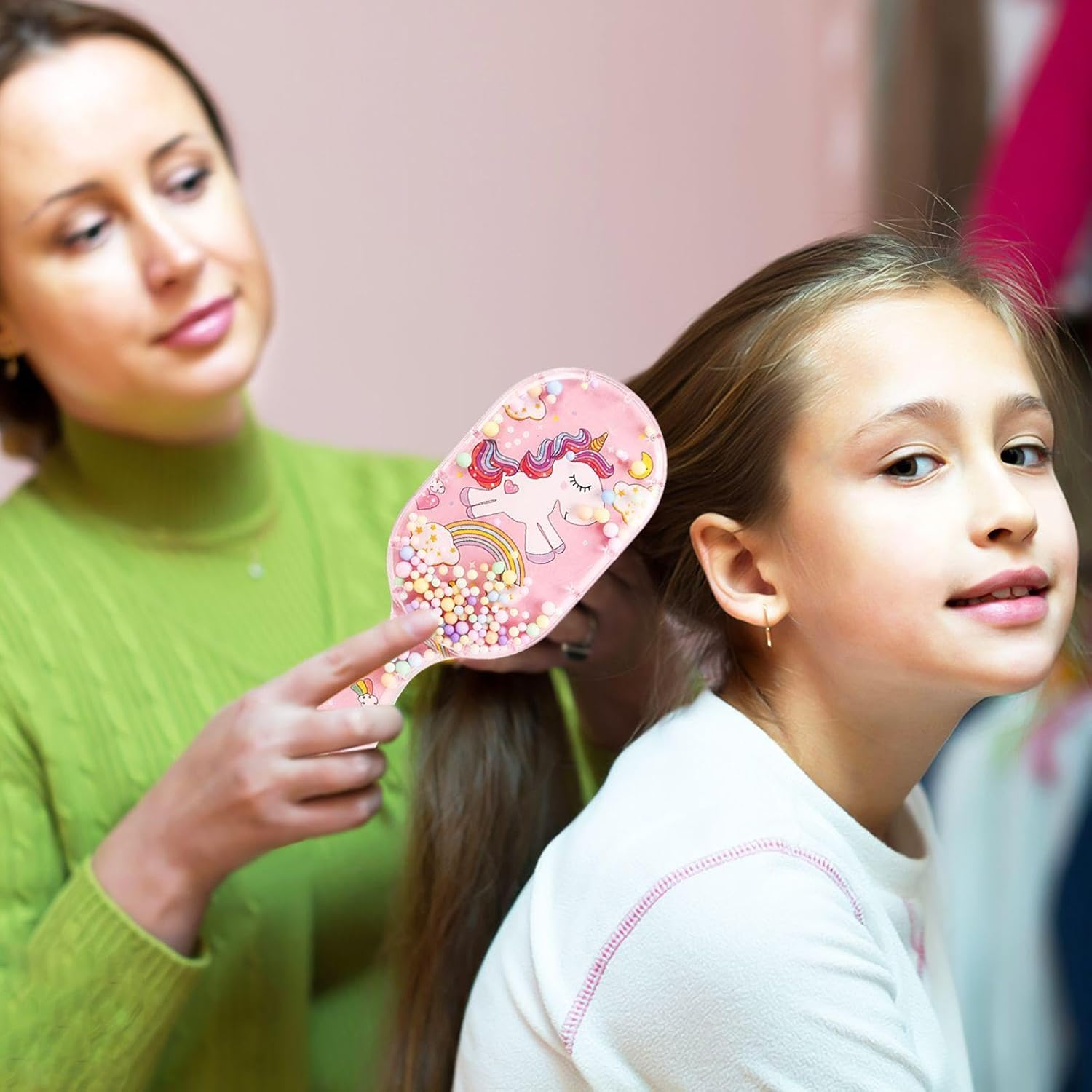 2 Pieces Cartoon Air Cushion Comb, Girl Hair Comb, Cute Cartoon Comb, Massage Comb, Hair Styling Tools image number 5