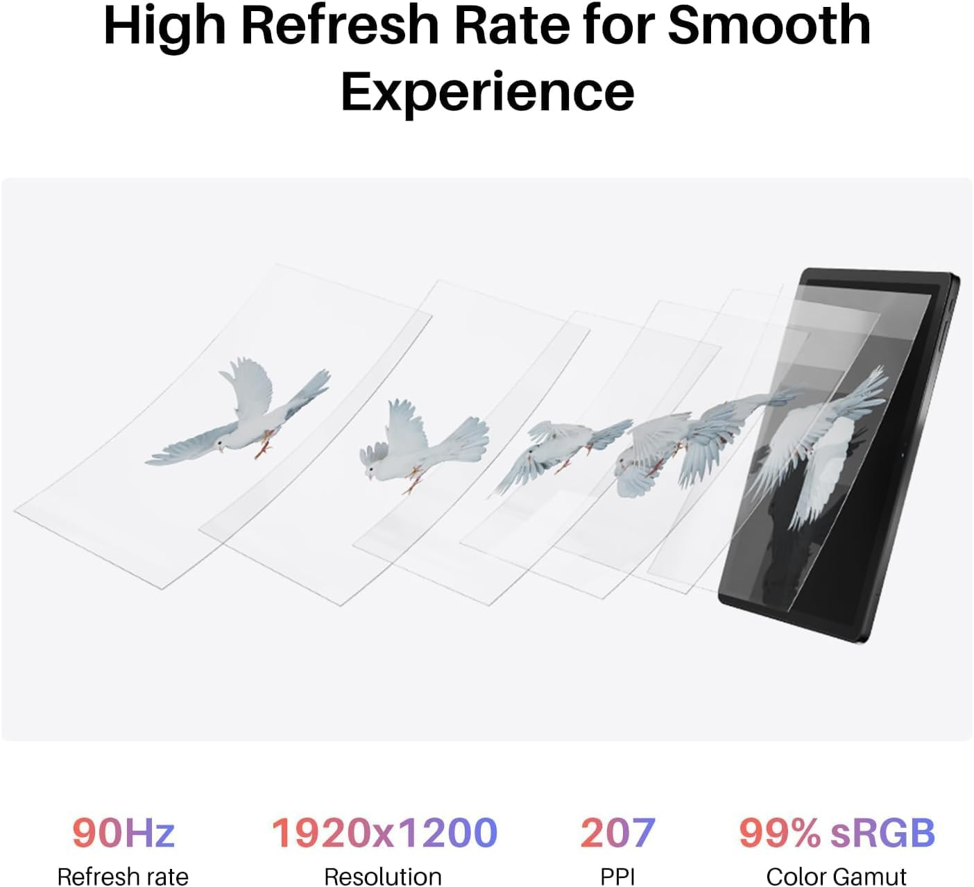 HUION Standalone Drawing Tablet Kamvas Slate 11 No Computer Needed, Portable 10.95 Inch 90Hz Refresh Rate Anti-Glare Screen, Tilt-Alignment Pen Android 14 8GB RAM 128GB ROM 1TB Expand, 8000Mah Battery image number 2