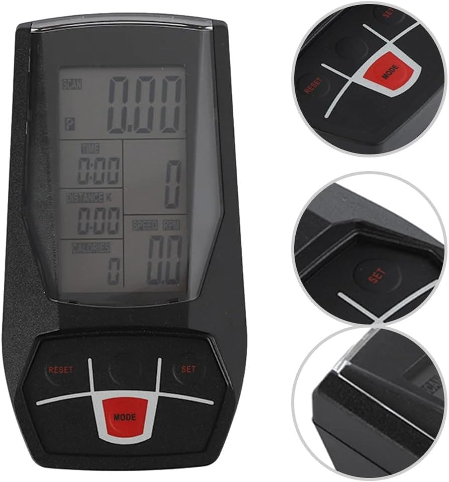 Indoor Cycling Bike & Exercise Bike Monitor Speedometer Stationary Bike Computer Monitor Gym Accessories image number 3