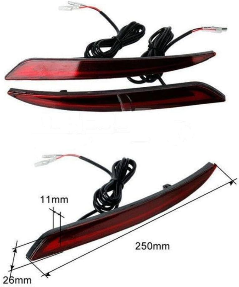 Replacement# DS73515C0AD Rear Bumper Reflector L 1Pc/Set image number 2