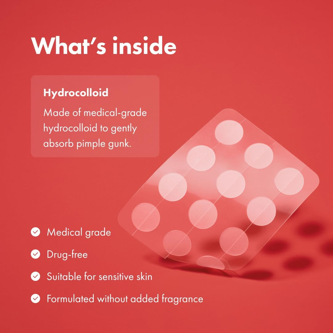 Mighty Patch&trade; Original Patch from Hero Cosmetics &ndash; the #1 Hydrocolloid Acne Pimple Patch for Shrinking Zits and Whiteheads in 1 Use; Nighttime Spot Stickers for Face and Skin (36 Count) image number 5