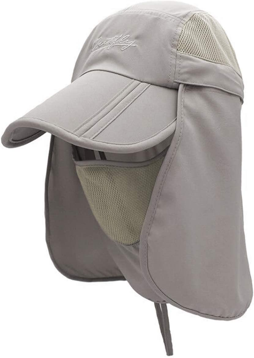 Surblue Neck Face Flap Outdoor Cap UV Protection Sun Hats Fishing Hat Quick-Drying UPF50+
