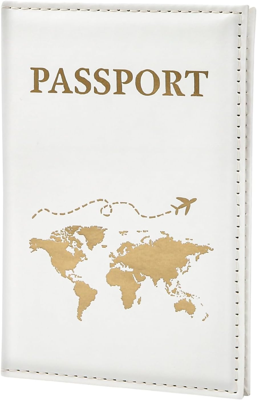 ILIYAH Passport Cover Waterproof Passport Holder Travel Accessories Passport Protector Women Premium PU Leather Minimalist Passport Holders(Black) - Black image number 5