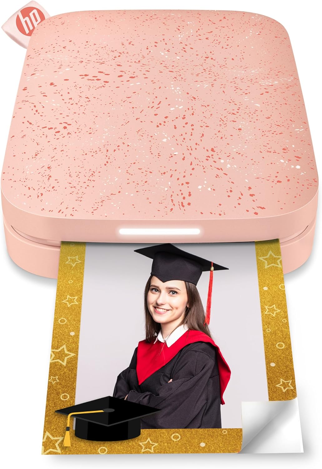 HP Sprocket 2 X 3 Inch Instant Printer for Smartphones - Portable, Wireless Colour Printer - Zinc Photo Paper with Adhesive Backing - Prints from Compatible Ios & Android Devices via Bluetooth App -