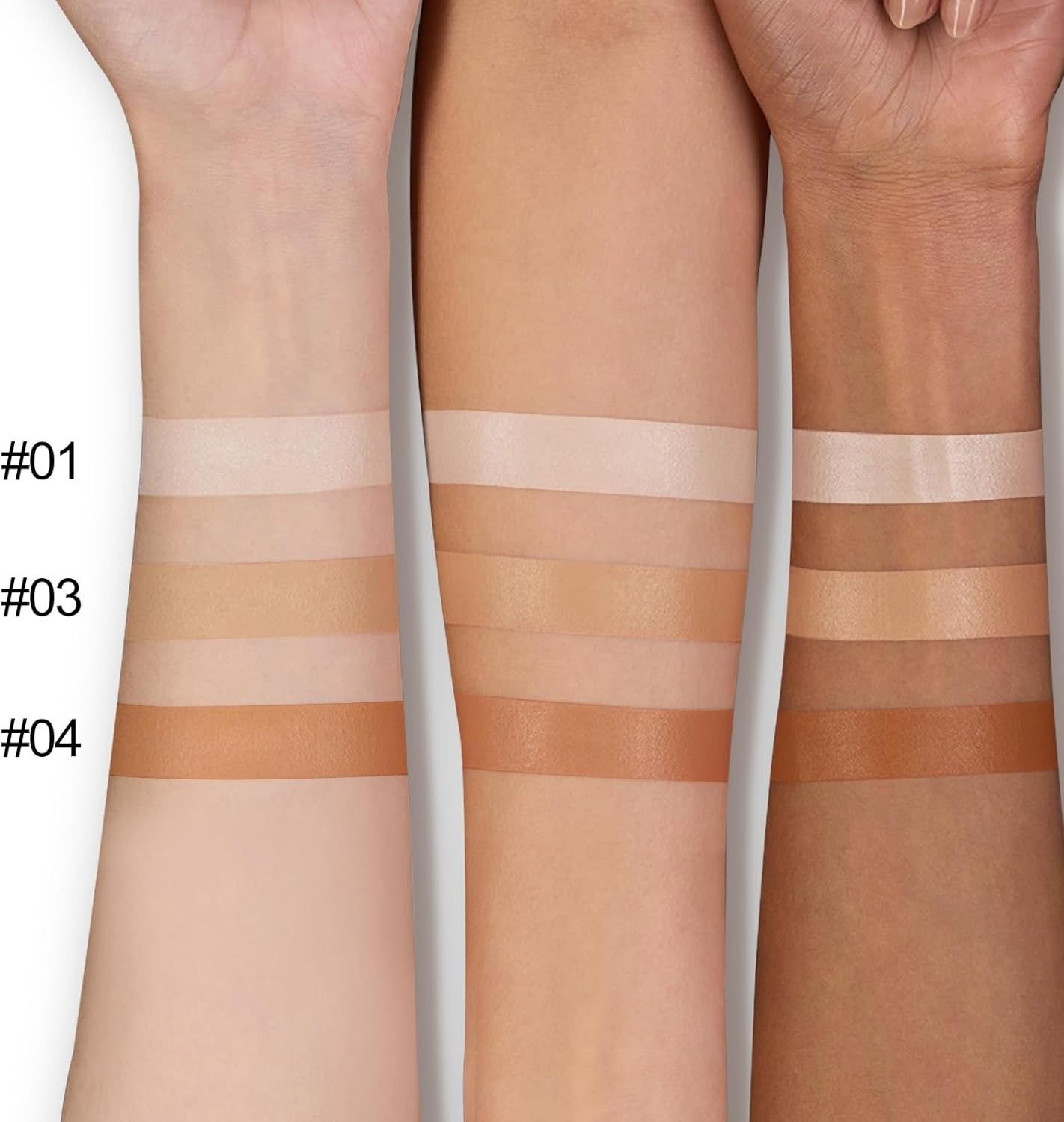 Apooliy Matte Foundation Stick,Long Wear Multi-Use Face Makeup and Contour Stick for Natural,Lightweight,Waterproof