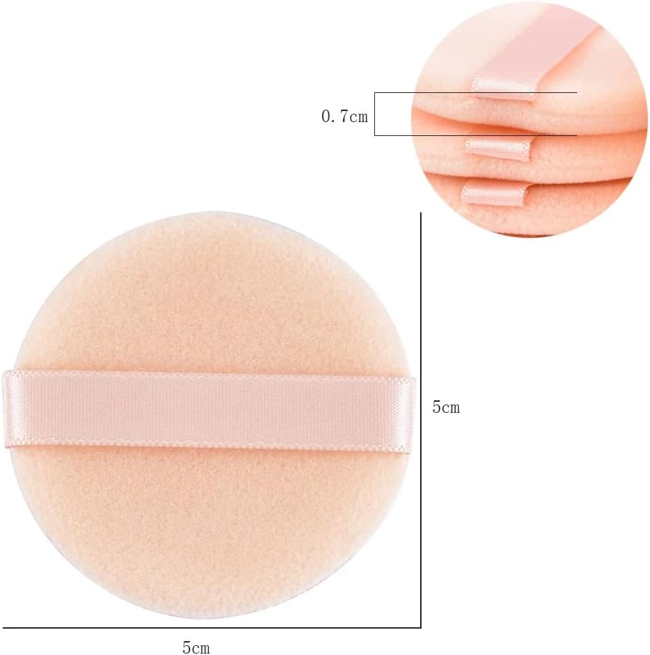 BIGTEDDY 4 Count Medium Makeup Sponge Powder Puffs Pads Face Blender Cosmetic Tool - Synthetic - round - for Applying Powder Cosmetics, Setting Makeup image number 6