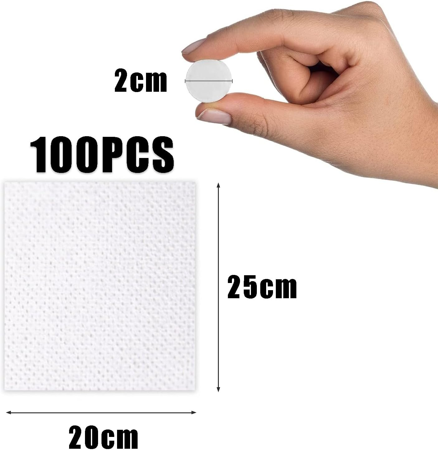 100 Pieces Disposable Face Towel, Compressed Towels Portable Mini Compressed Coin Cotton Tissue for Travel Sports, Beauty Salon or Home Hand Wipes