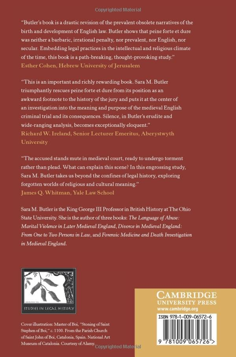 Pain, Penance, and Protest: Peine Forte Et Dure in Medieval England image number 2