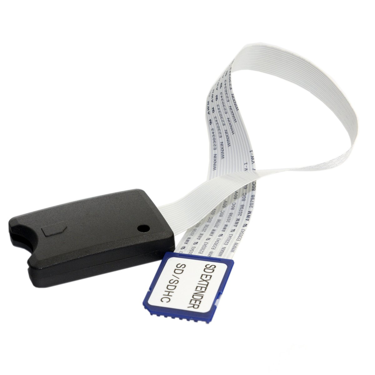 JSER Standard SD SDHC Memory Card Kit Male to SD Female Extension Soft Flat FPC Cable Extender 25Cm image number 4