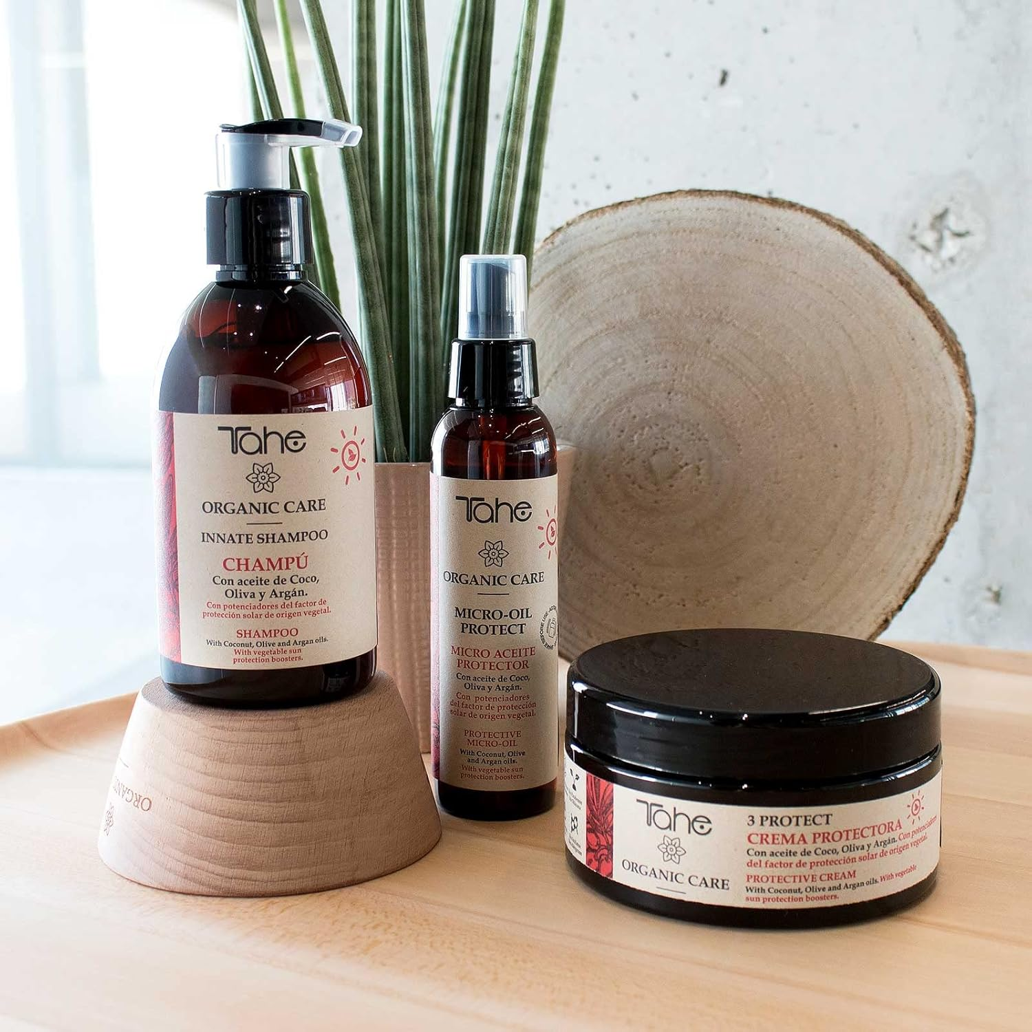 Tahe Organic Care Solar Nonborn Shampoo 300Ml image number 4