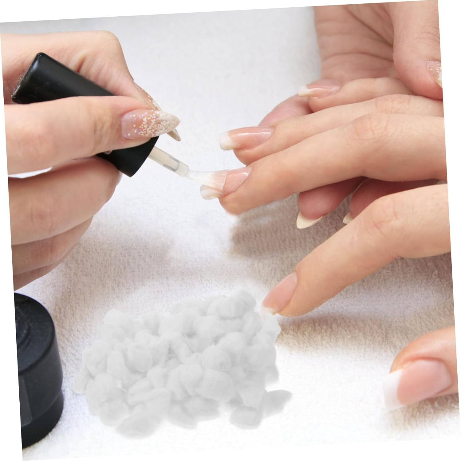 Mikinona 500G Mini Cotton Balls for Nail Gel Cleaning Multi-Function Cotton Balls for Spas and Salons image number 3