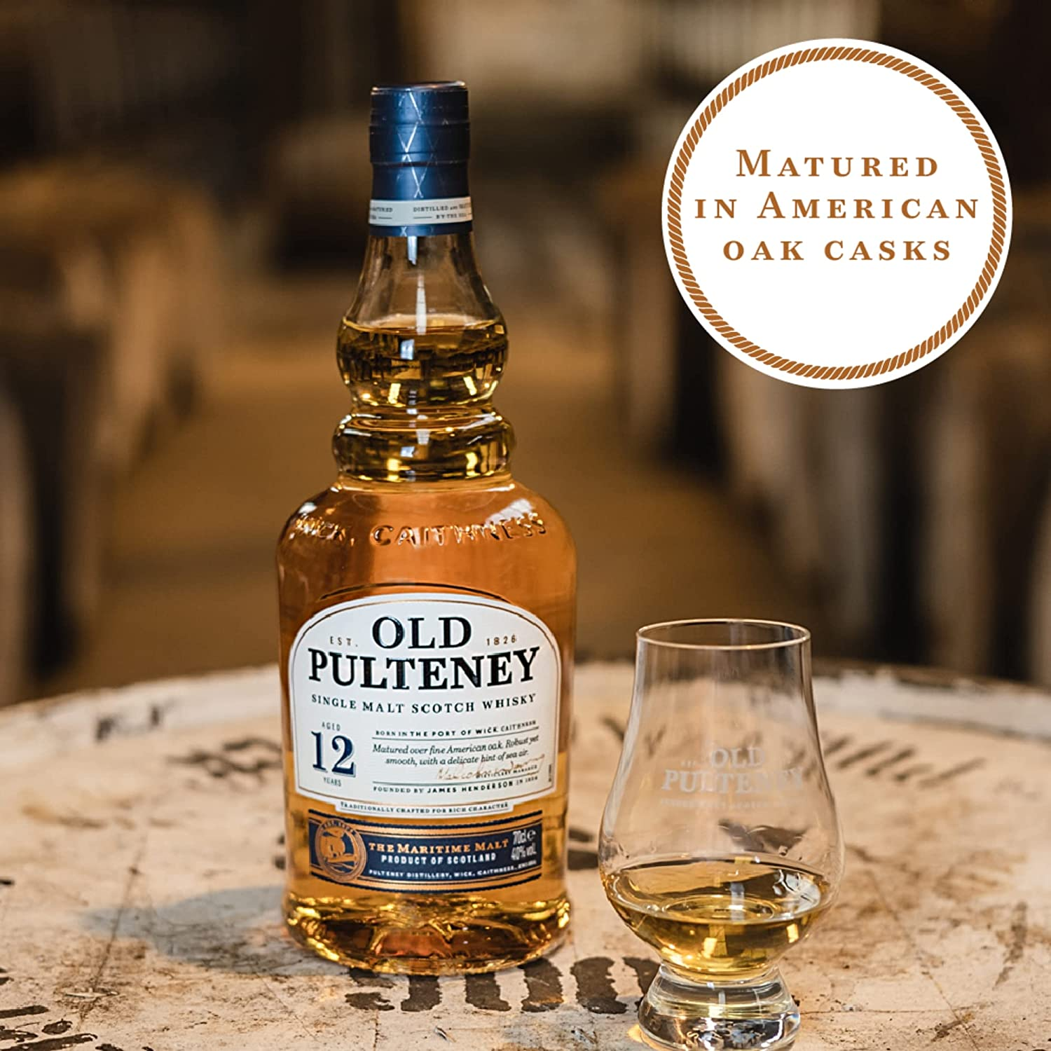 Old Pulteney 12 Year Old Single Malt Scotch Whisky 70 Cl, 700 Ml image number 5