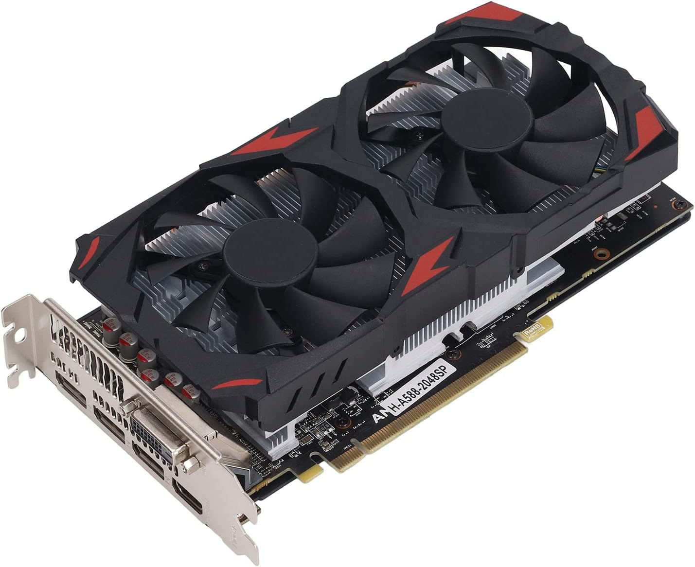 RX 580 8GB 256BIT Gaming Graphics Card with Dual Fans for Desktop Pcs, Plug and Play, Efficient and Quiet, Easy Installation, Stable and (580 8G D5) image number 6