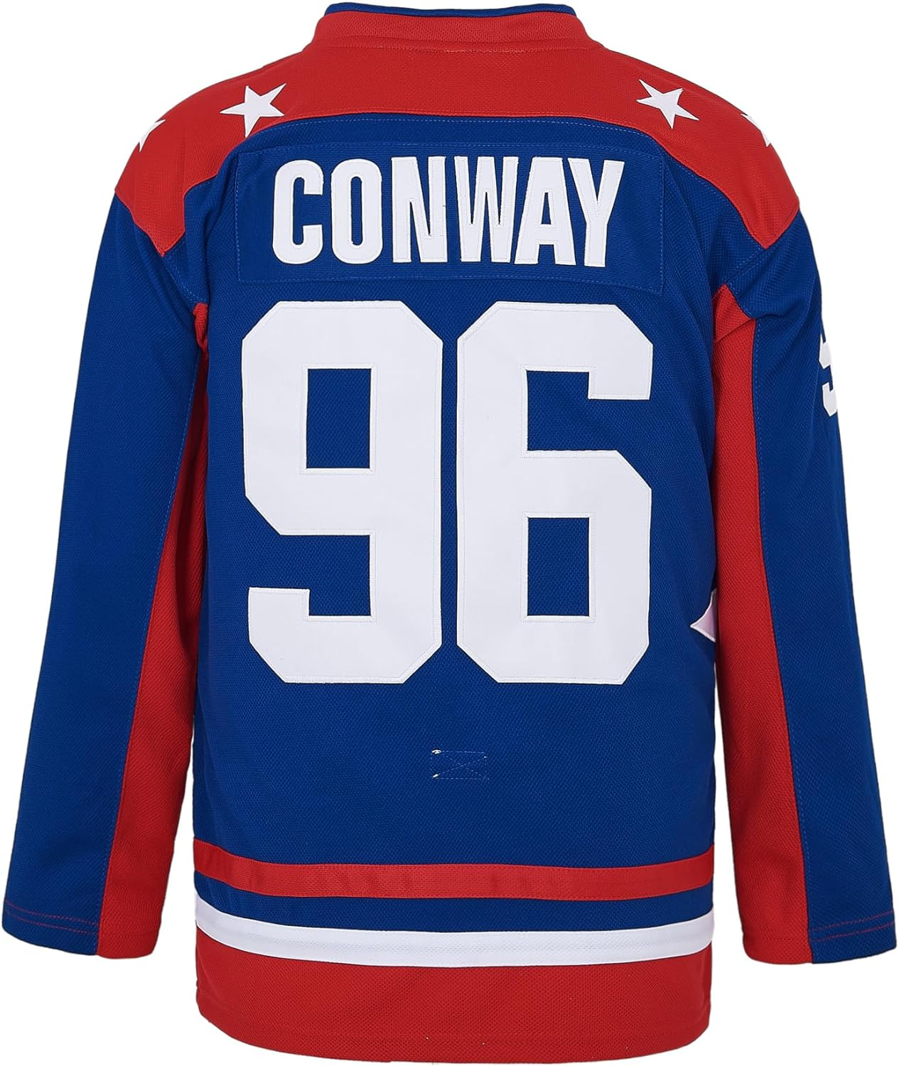 Men'S #96 Charlie Conway Mighty Ducks Team USA Movie Hockey Jersey Stitched Size L Blue image number 5