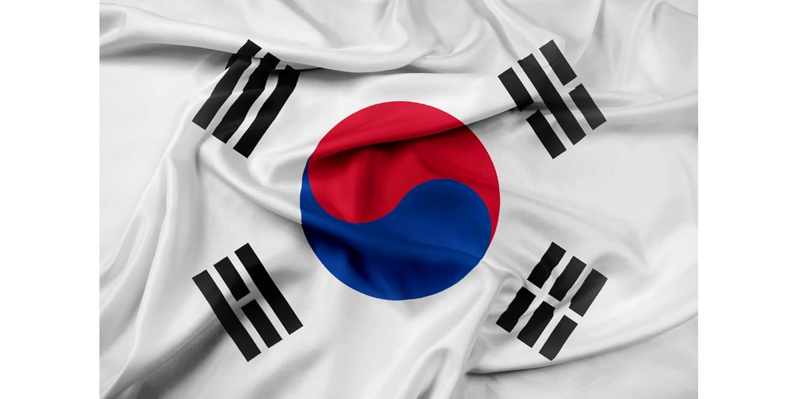 South Korea Country Flag | Double Stitched National Flag of South Korea Use for Indoor-Outdoor Purpose | Lightweight, Bright & Vivid Colors, Flag of South Korea