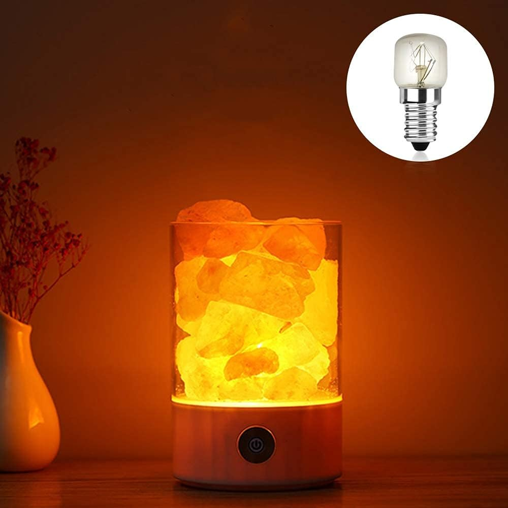 Bonlux 2 Pack 25W Dimmable Salt Lamp Bulbs,E14 Oven Bulbs 300℃ Heat Tolerant SES Incandescent Bulbs 2600K Warm White for Fefrigerator Oven Lamp Salt Lamp Sewing Machines, Small Edison Screw Base image number 3