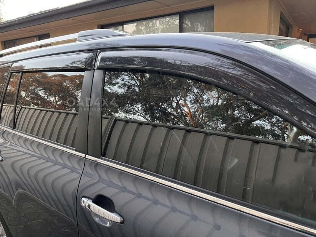 OAD4X4 Weathershields Compatible with Toyota Kluger 2007-2013, Weather Shields Window Visors Wind Deflectors Sun Rain Guard 4PCS Set image number 3