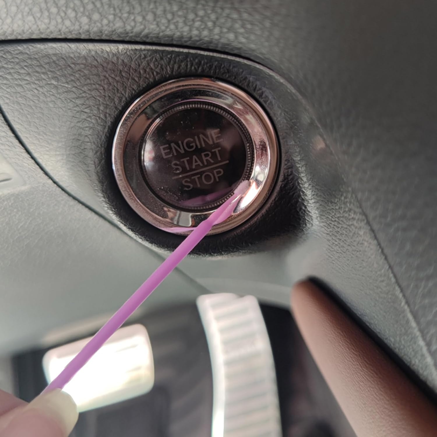 100Pcs Disposable up Paint Micro Brush Tips Mini Car Touch up Paint Applicator Sticks Detailing Car Products image number 1