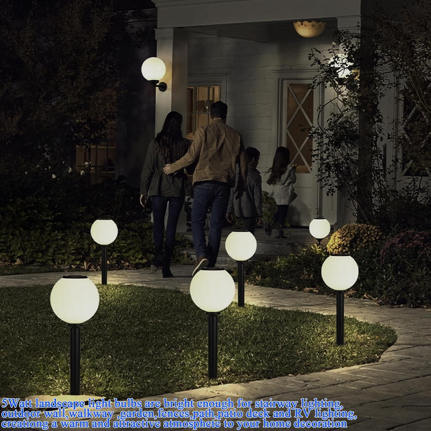 Kitnish Landscape Bulb，5W 12V T10 Wedge Led Base Light Bulbs,Low Voltage Landscape Light Bulbs for Garden Light Bulbs/Deck Light Bulbs/Yard Light Bulbs/Malibu Bulbs，Incandescent Bulb 10Pcs image number 5