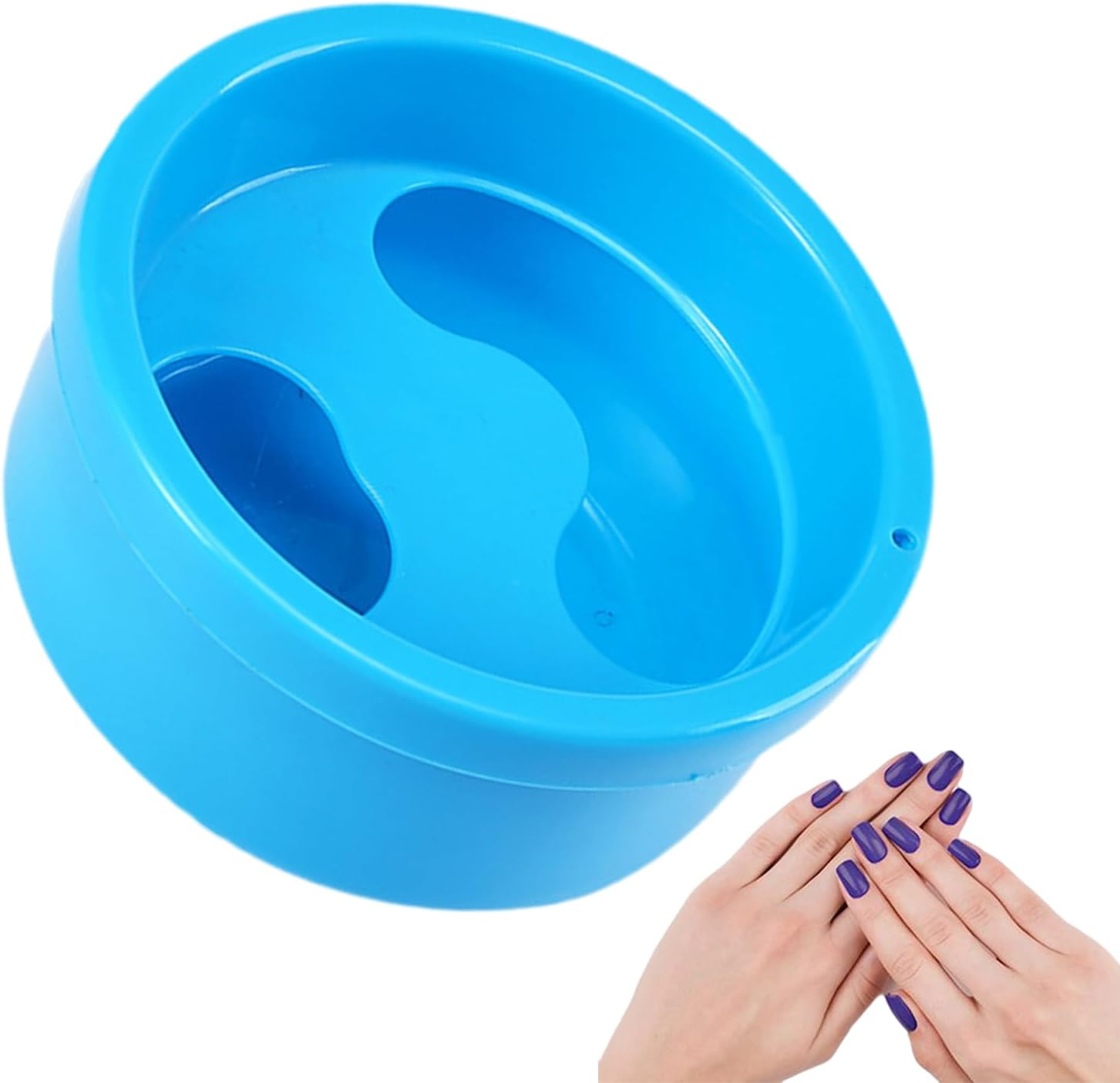 Nail Soak off Bowl - Manicure Soaking Bowl, Nail Salon Soak, Soaking Container for Manicure, Hand Wash Spa Tool, Manicure Hand for Women & Girls, Relaxing Care Accessory image number 4