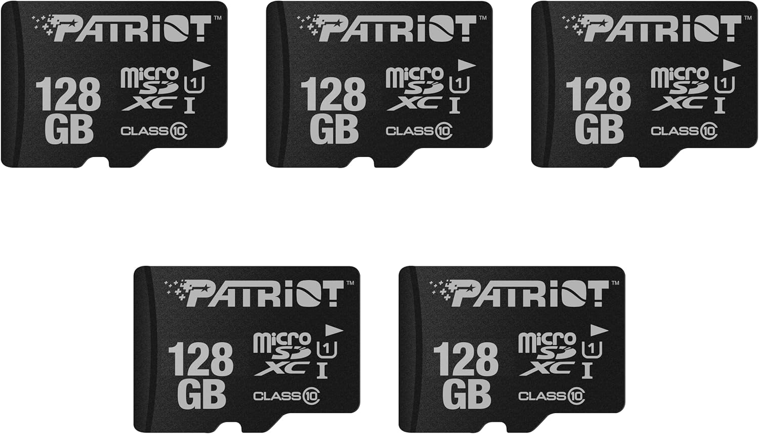 Patriot LX Series Micro SD Flash Memory Card 128GB - 5 Pack image number 4