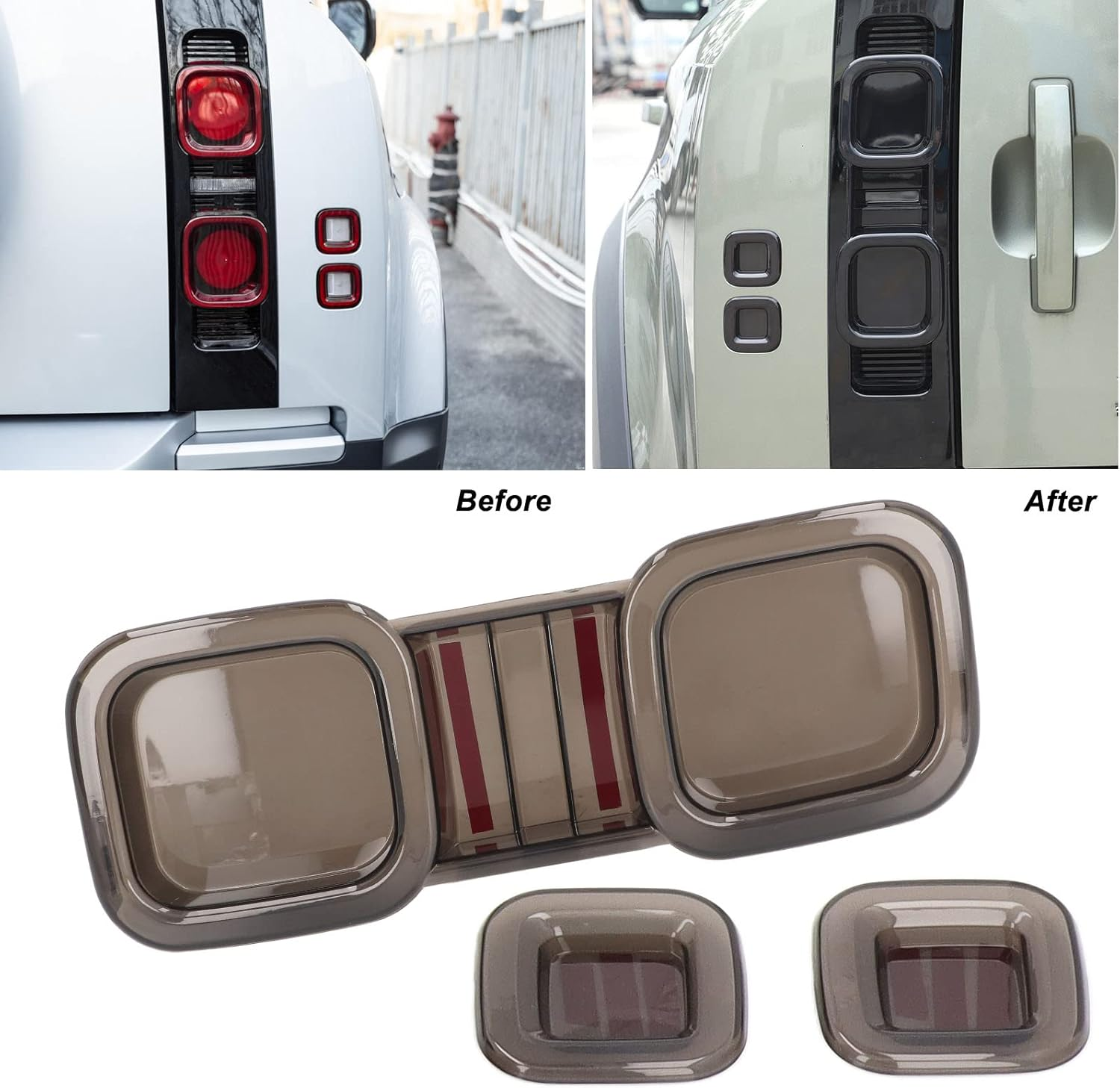 Tail Light Protection Cover for Land Rover Defender 110 L663 2020+, Decorative Replacement image number 6