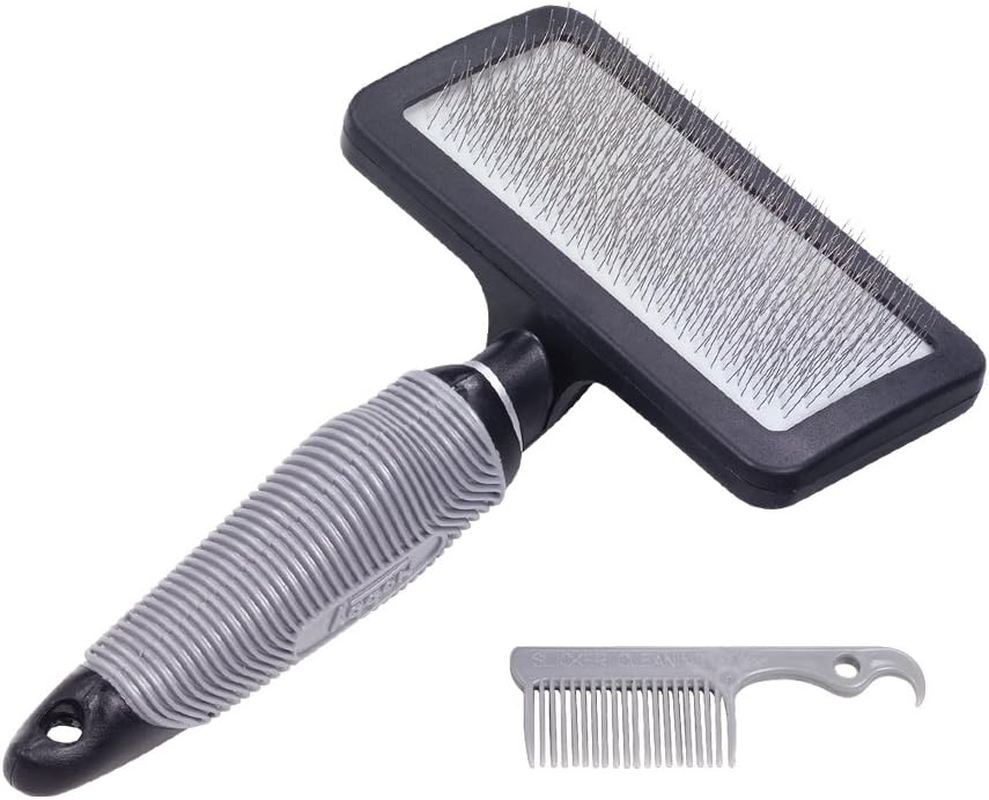 Nobby Starline Professional Grooming Range Slicker Brush with Cleaning Comb for Dog/ Cat, Small image number 2