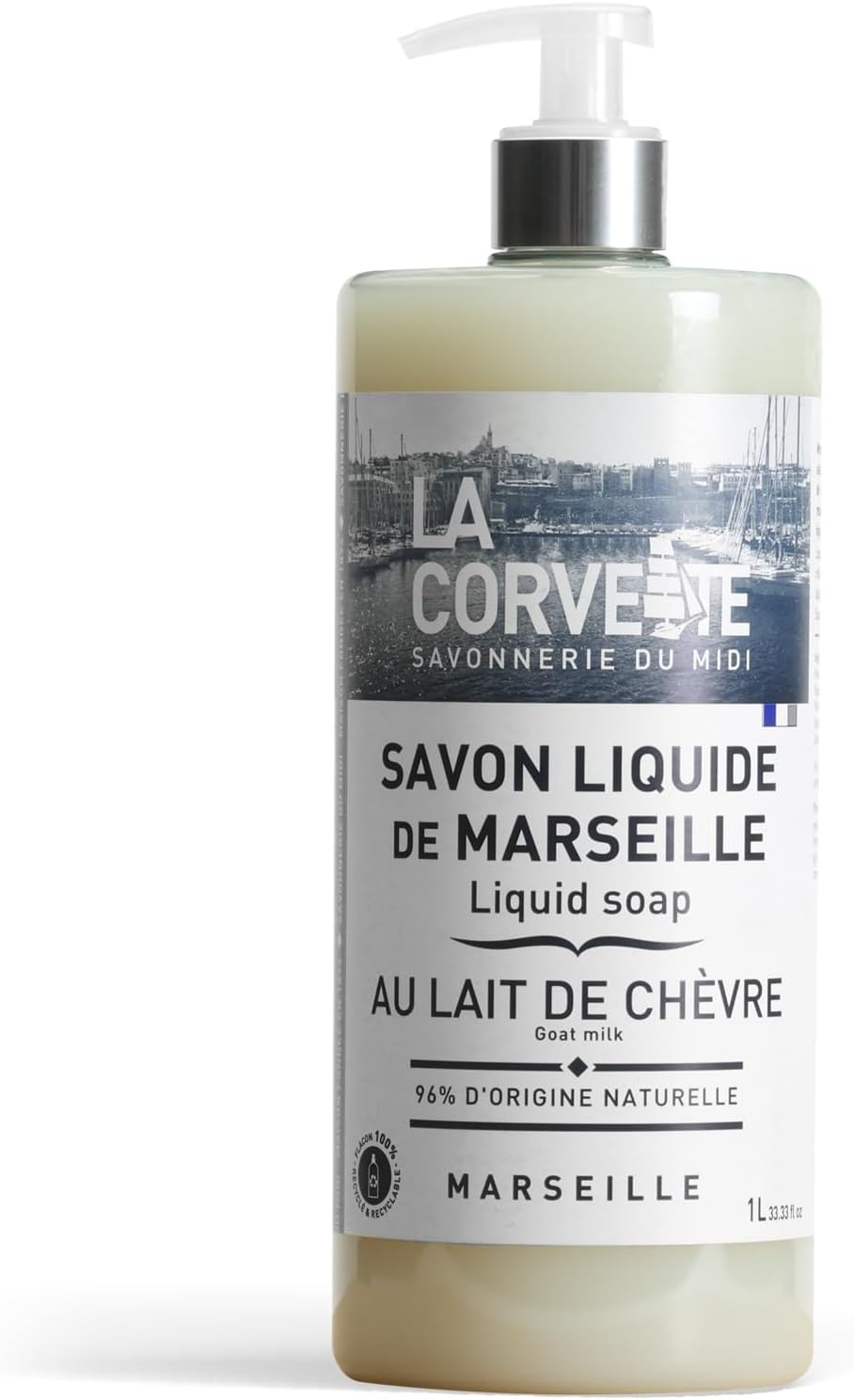 La Corvette - Liquid Soap with Goat'S Milk, 1 Litre image number 1