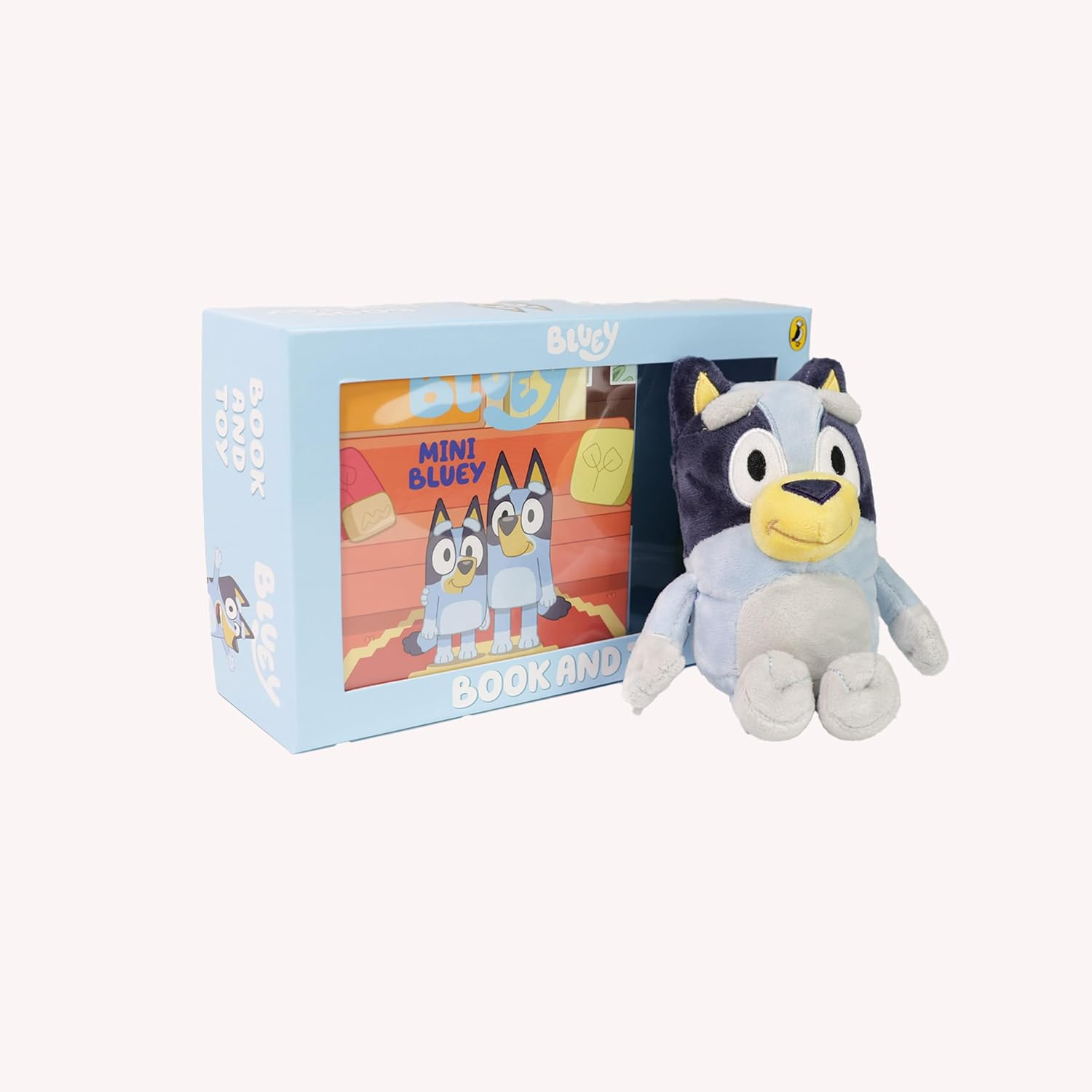 Bluey: Mini Bluey and Bluey Toy Box Set: Book and Plush Toy Gift for Little Bluey Fans image number 4