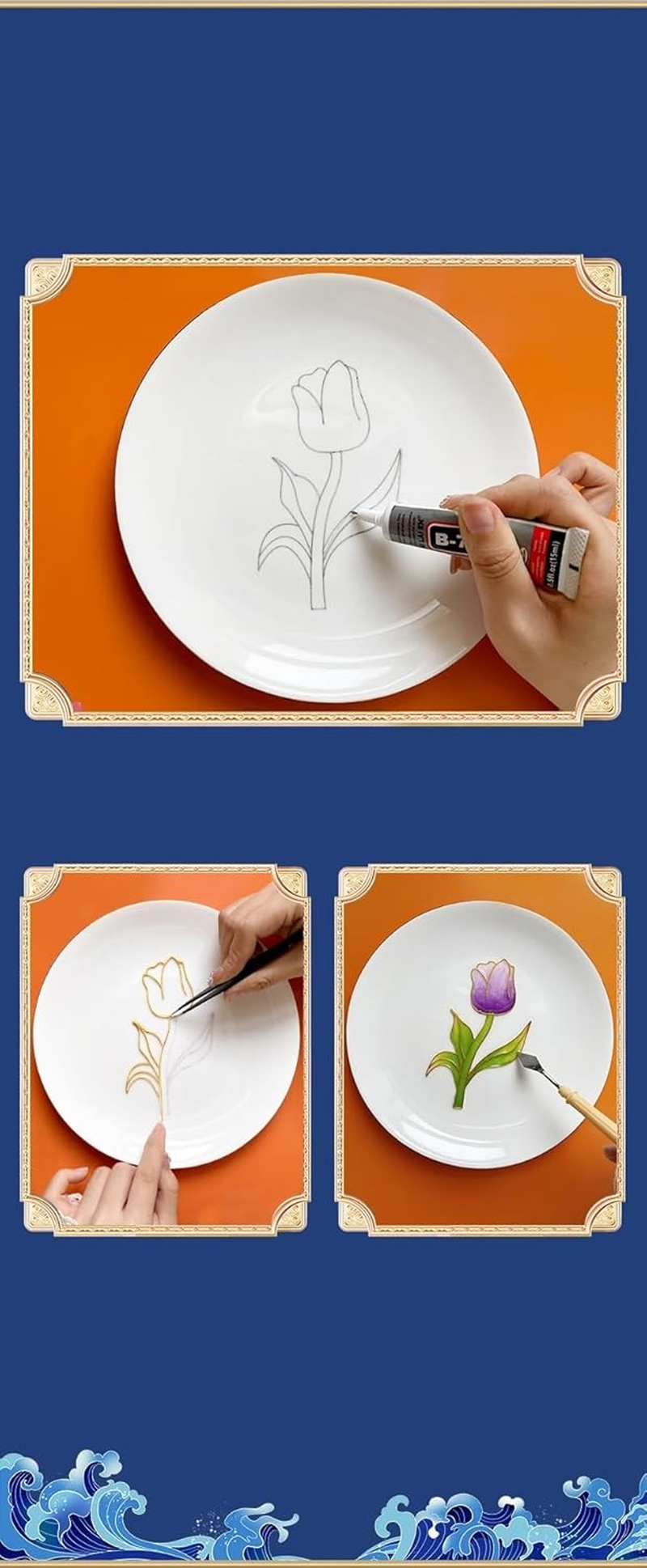 HIGHROCK 10M Aluminum Craft Wire, 0.5Mm*1Mm Sheet Wire，Bendable Aluminum Flat Wire for Crafting Soft DIY Metal Craft Art (Gold) - Silver image number 3