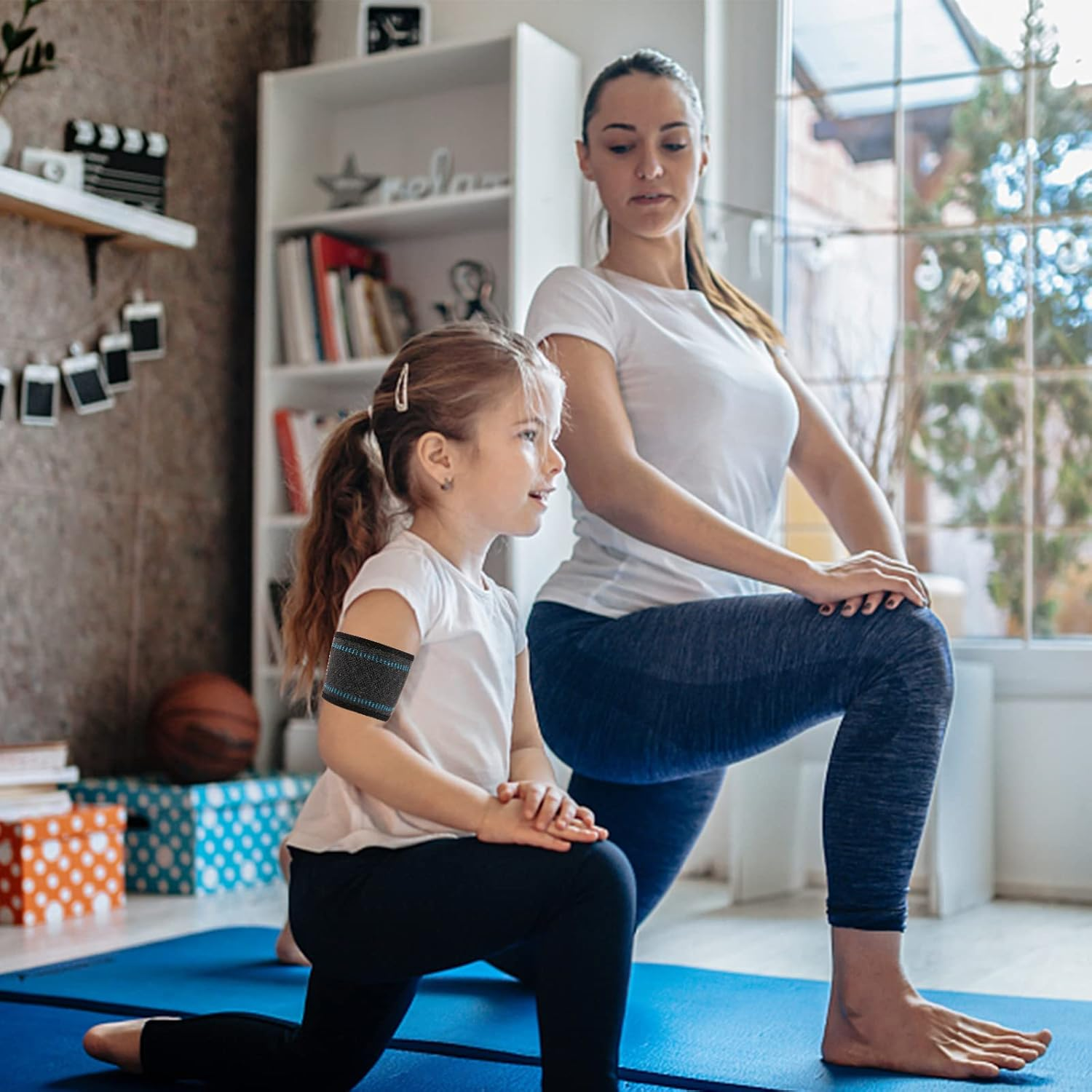 Diabetes Arm Band, Upgraded Diabetes Sensor Cover Dia-Band Blood Glucose Sensor Support Armband, Diabetic Gifts for Women Men during Sports, Washable and Reusable Replace Adhesive Patches Tape((M) image number 4