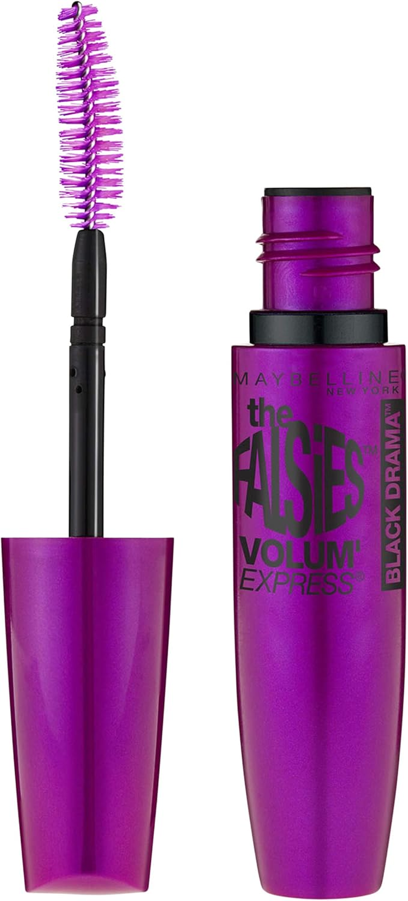 Maybelline Falsies Volum' Express Mascara - Black Drama, 8Ml - Very Black image number 4