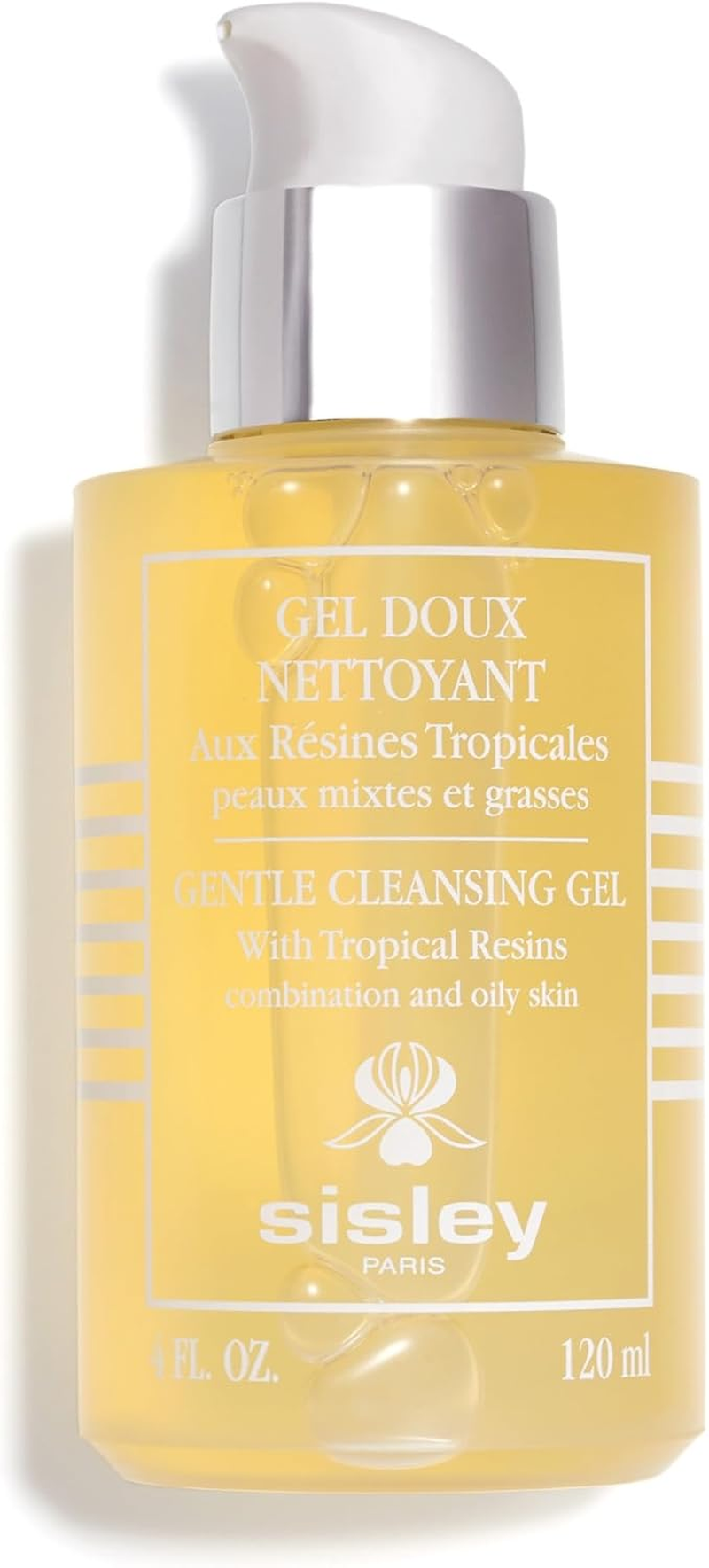 Sisley Paris Gentle Cleansing Gel with Tropical Resins - 120 Ml - Soap-Free, Purifying Face Wash - Non-Comedogenic