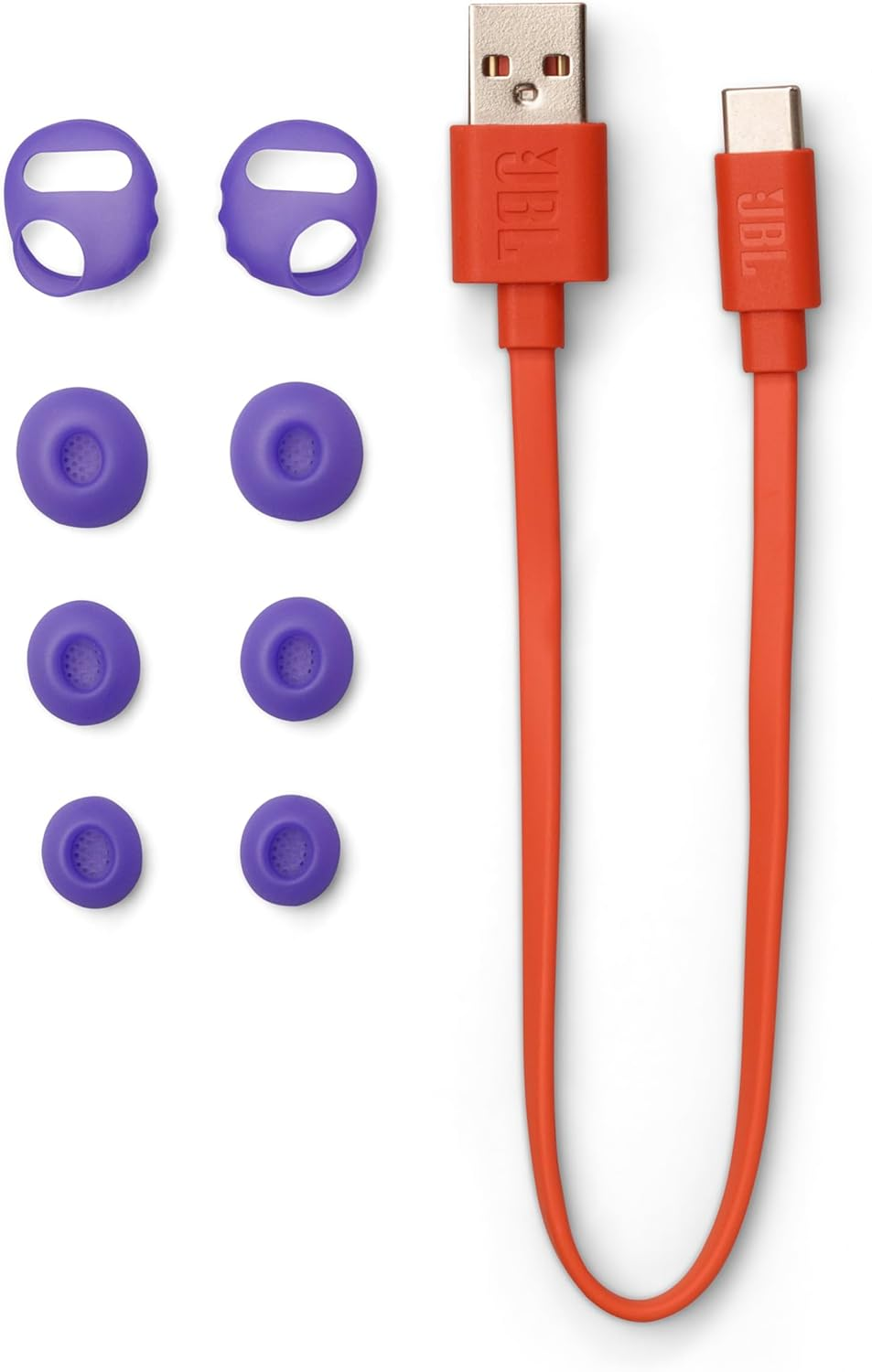 JBL Endurance Race 2 - Waterproof (IP68) Sports True Wireless Earbuds with 4 Mics for Crisp, Clear Calls, Pure Bass Sound, 48Hrs of Playback, plus Speed Charging & Active Noise Cancelling (Purple) image number 3