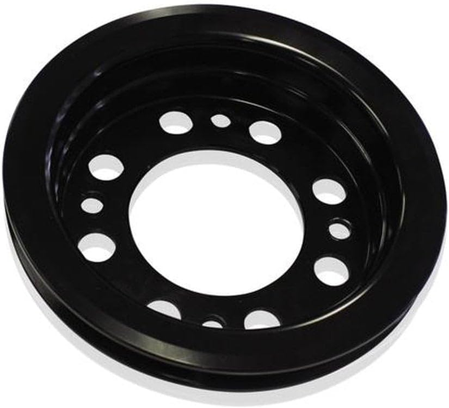 Aeroflow AF64-4023BLK Crank V Pulley Suits Holden V8 Hq-Wb Early Red W/Pump Black