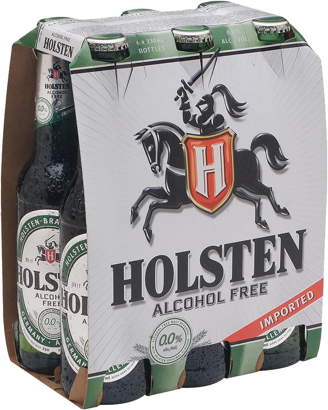 Holsten 0 Percent Non-Alcoholic Beer 330 Ml (Pack of 6) image number 3