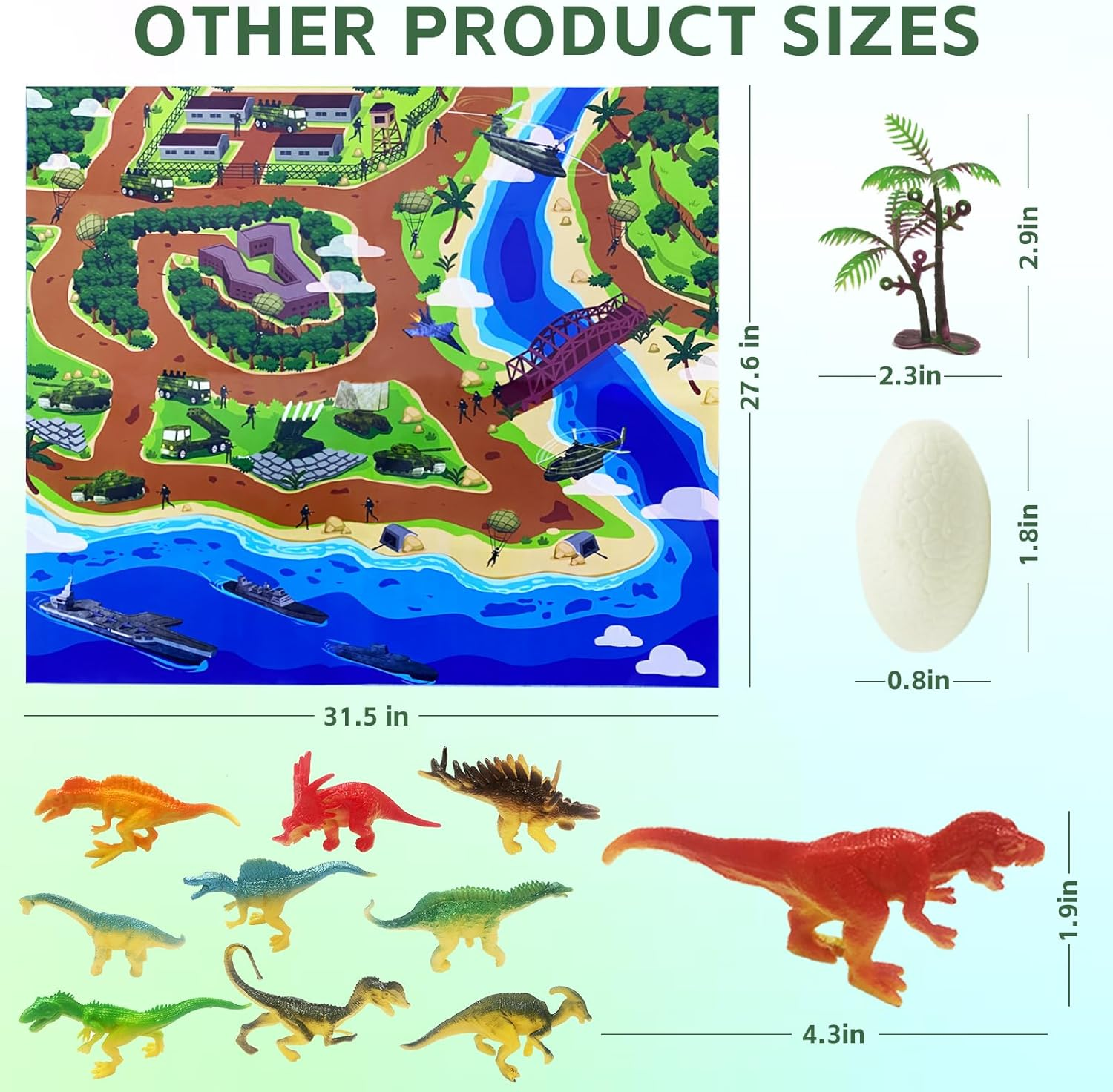 Dinosaur Truck Toy for Kids 3-7, Vehicle Carrier Car Toys with Dino Figures & Play Mat, Fun Toy Set Gifted for Boys and Girls, Exciting Adventures Await! image number 2