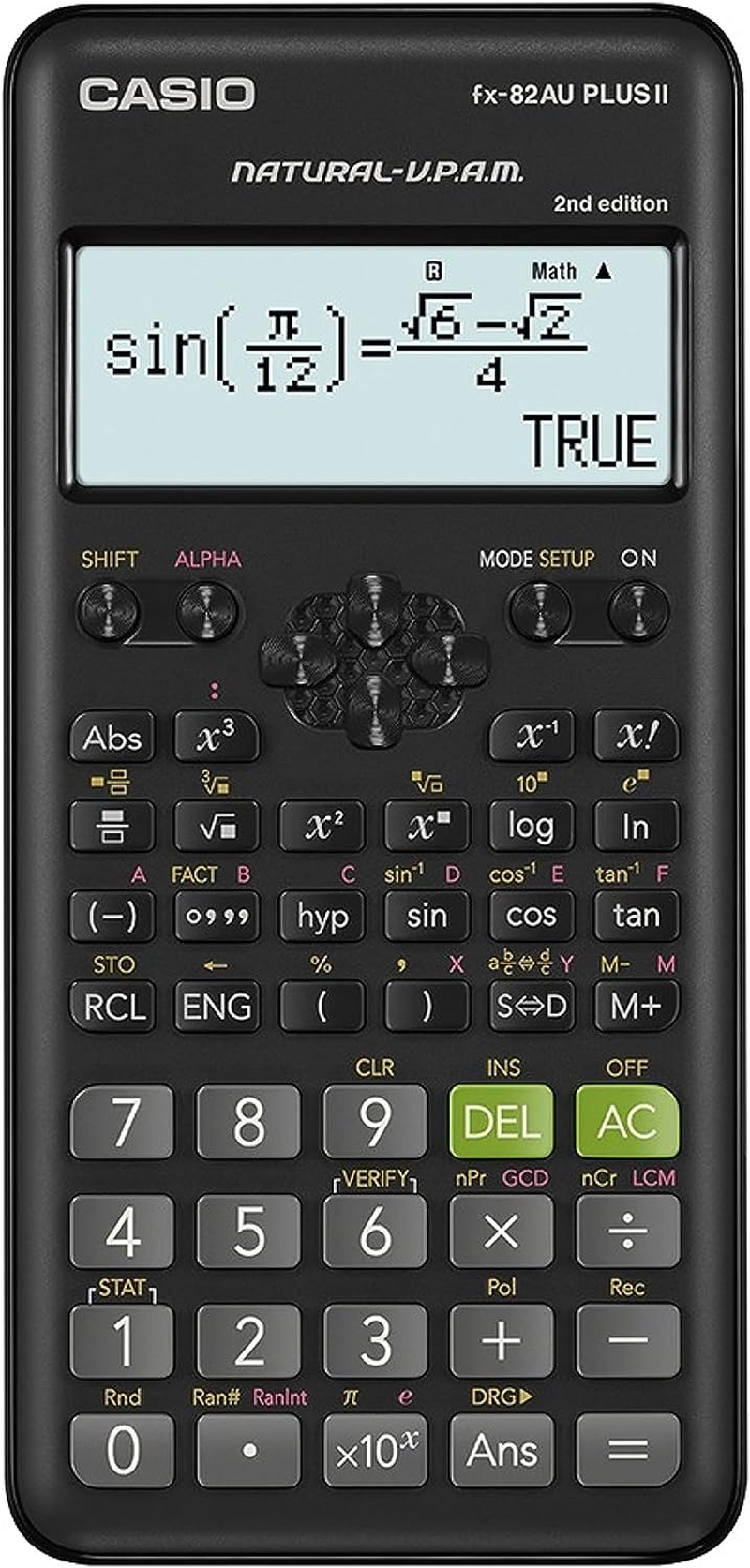 Casio FX-82AU plus II Edition Scientific Calculator image number 1