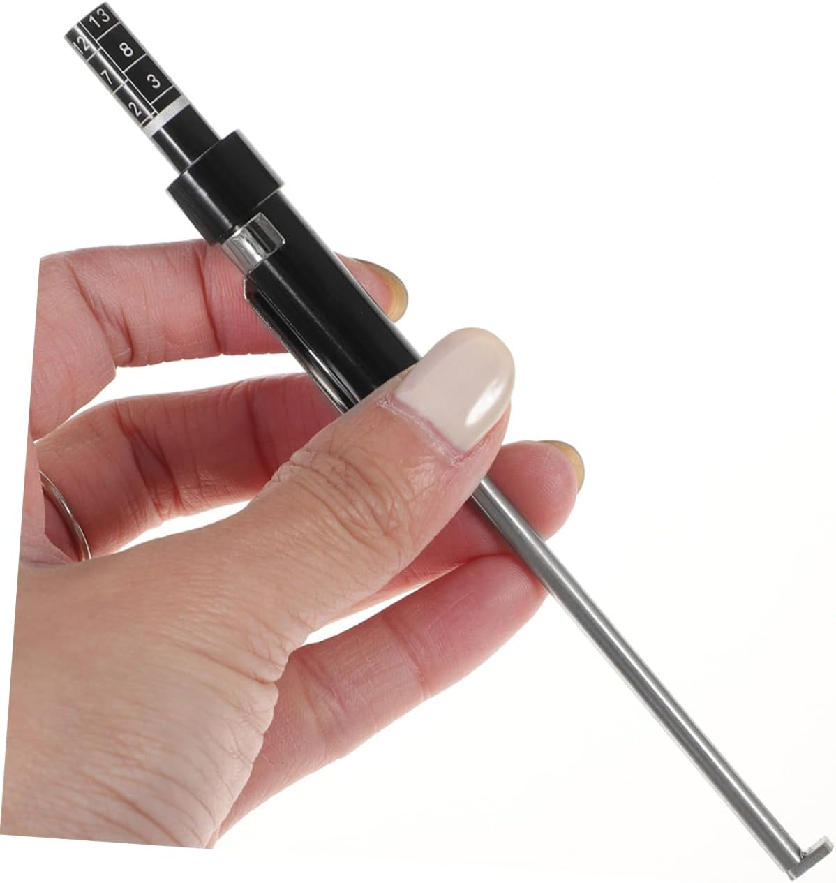 GANAZONO 2Pcs Brake Pad Inspection Tool Car Brake Pad Thickness Gauge Measure Tool Gauge for Measurement Automotive Accessory